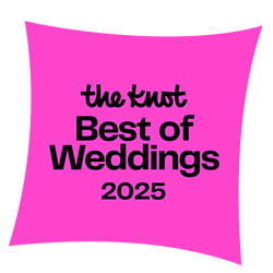 The Knot 2025 Best of Weddings logo