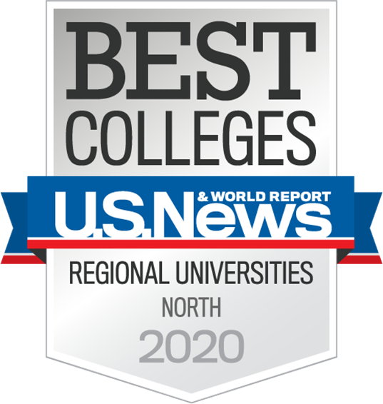 U.S. News & World Report Best Colleges, Regional Universities - North 2020 award badge